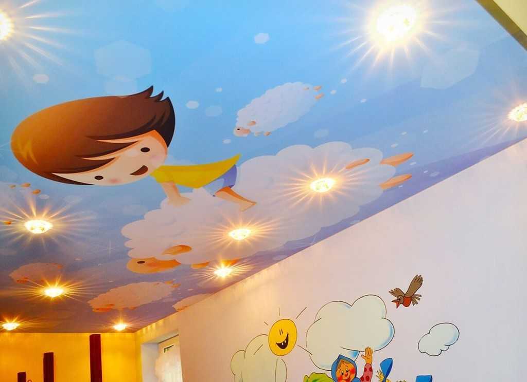 Потолки в детской комнате: выбираем материал для потолка и дизайн