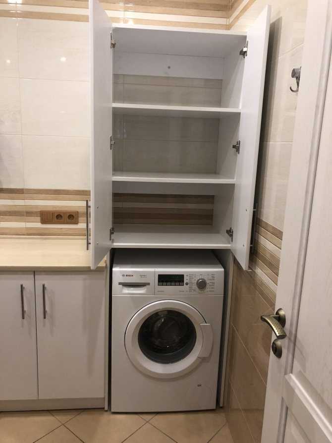 Шкаф для стиральной машины в ванной: навесной шкаф, икеа шкаф для стиральной машины - что и как выбрать