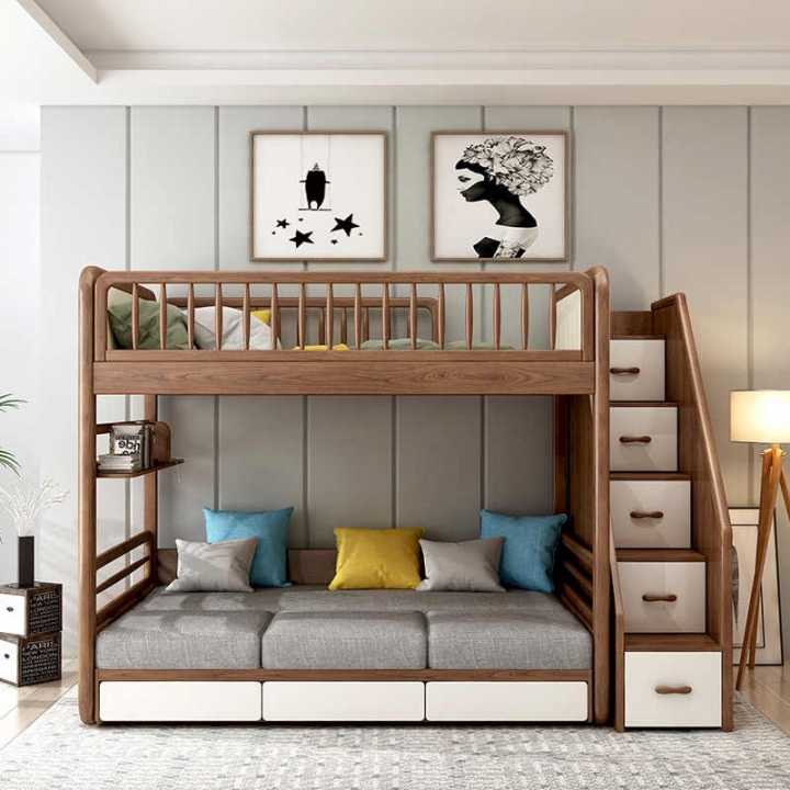 Детские двухъярусные кровати из массива дерева являются очень востребованными среди покупателей Как правильно выбирать деревянную модель для детей из натуральной сосны Какие конструкции считаются самыми лучшими