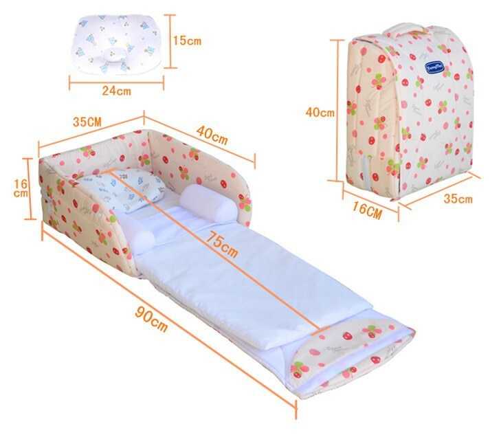 Распространенные размеры кроваток для новорожденных