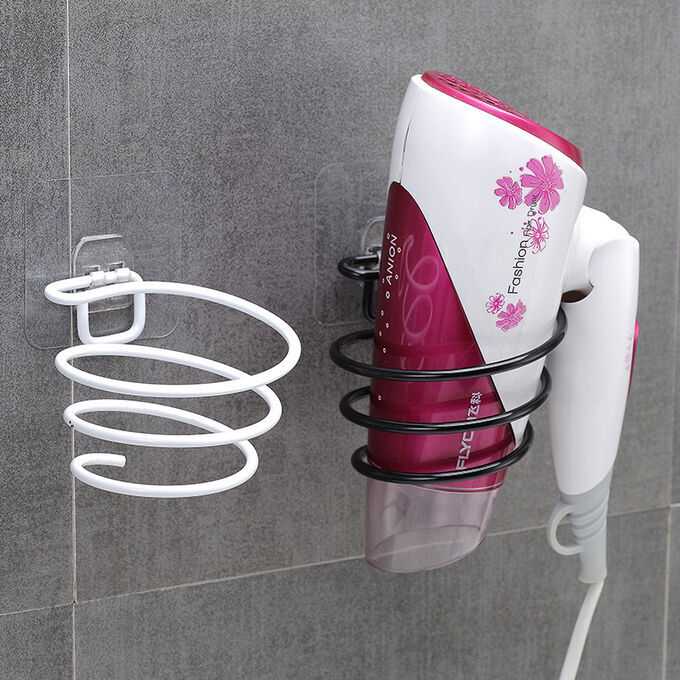 Держатель для фена: настенная подставка в ванную комнату, модели на шею «свободные руки», готовые варианты от ikea или сделанные своими руками