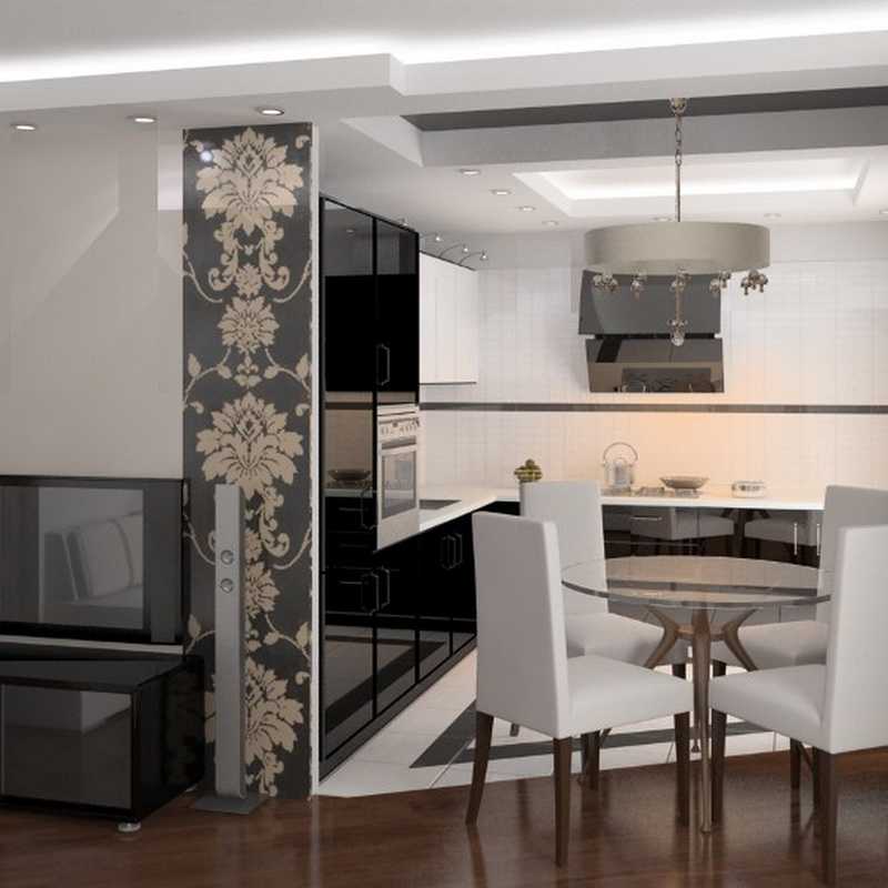 Кухня-гостиная 27 квадратных метров — способы зонирования и обустройства