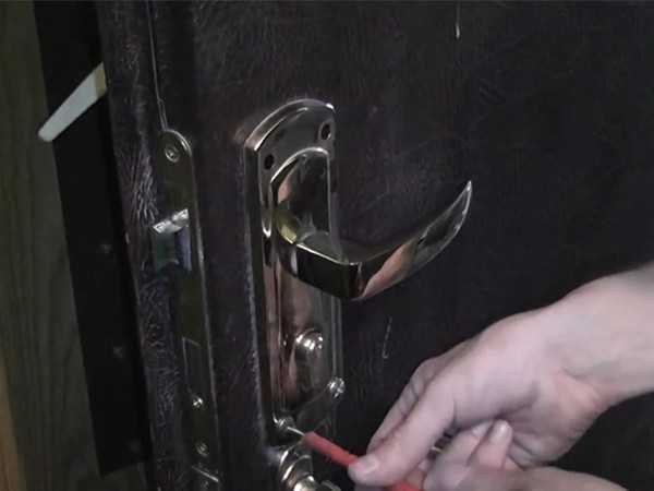 Как разобрать ручку входной железной двери | авто брянск