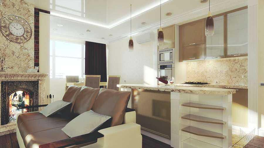 Дизайн кухни гостиной 17 кв. м с зонированием (50 фото) — портал о строительстве, ремонте и дизайне