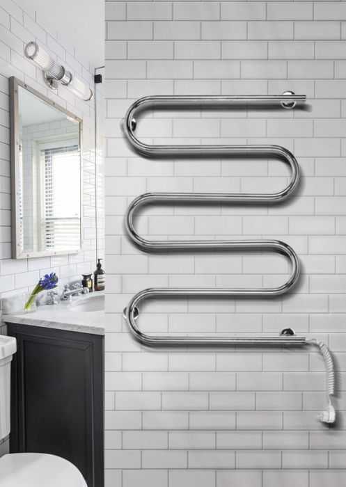 Комбинированные полотенцесушители для ванной комнаты 2 в 1: водяной и электрический, чем они лучше электро моделей