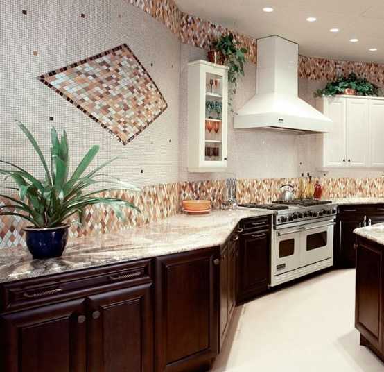 Фартук из мозаики на кухню: 100+ примеров выкладки