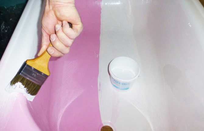 Покрытие эмалью чугунных ванн - обновление и способы эмалировки