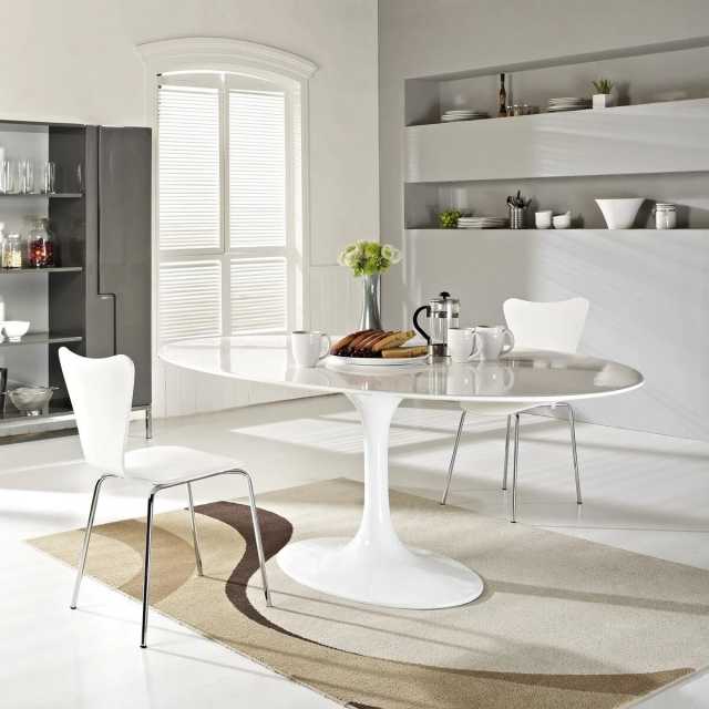 Раздвижной кухонный стол (114 фото): обеденный белый уголок на одной ноге для кухни