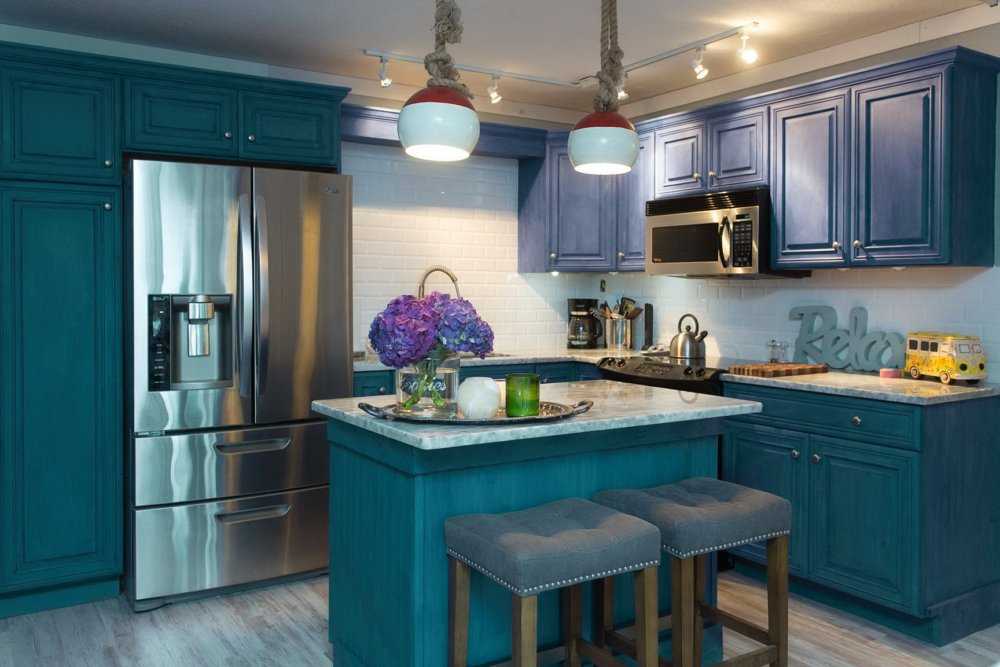 Кухня прованс голубого цвета: фото и мятные, бирюзовые, а также синие тона в стиле интерьера