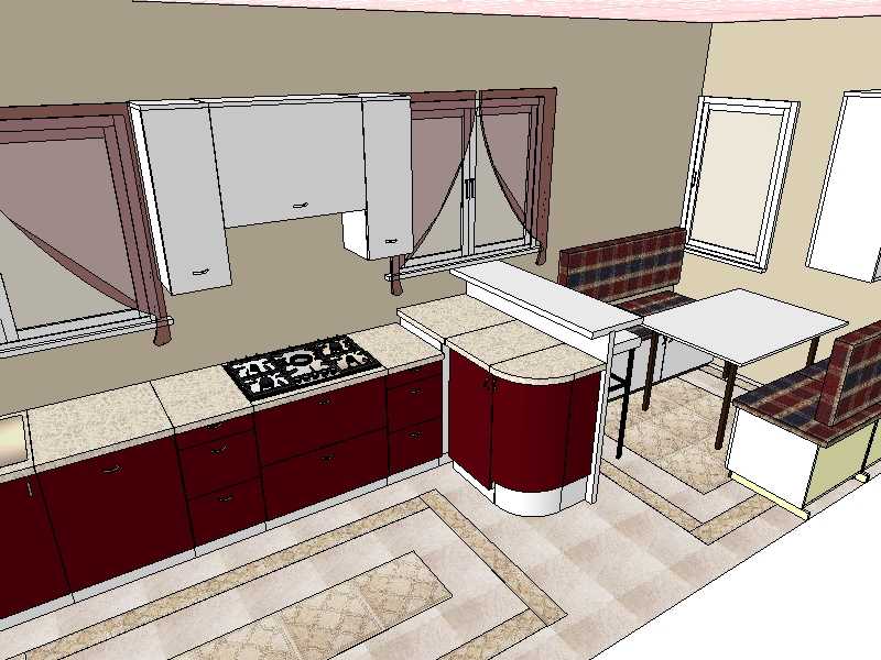 Г-образная кухня: дизайн и варианты размещения кухонного гарнитура