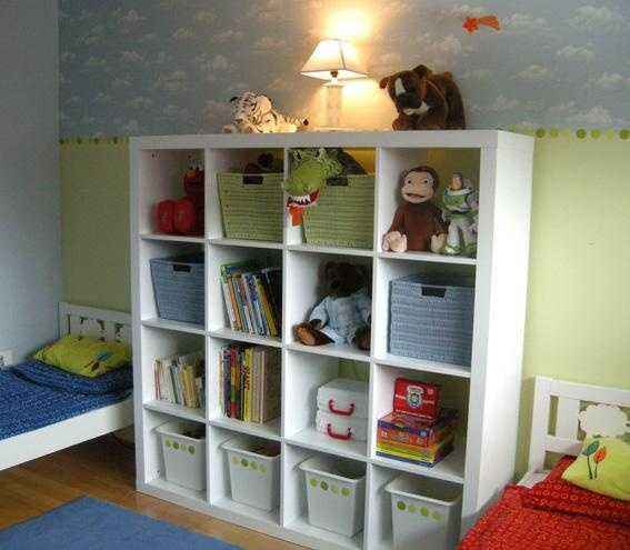 Какие бывают стеллажи для детской комнаты? 26 вариантов