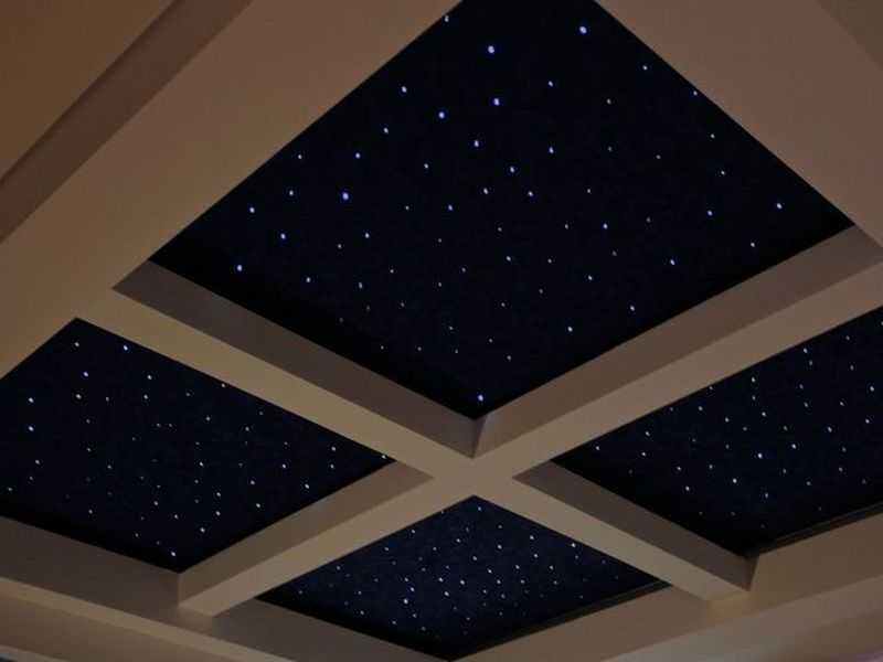 Натяжной потолок «звездное небо» (11 фото)