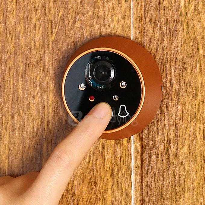 Видеоглазок для входной двери: проводной электронный глазок-камера с датчиком движения на дверь в квартиру