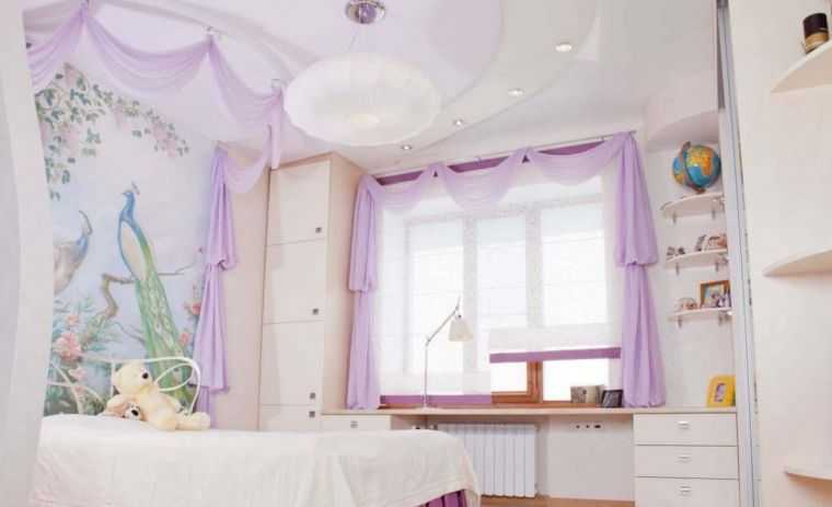 Подбор штор в детскую комнату для девочки