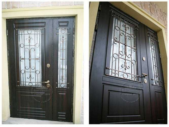 Двустворчатые входные двери: какие бывают и как устанавливаются | двери дома