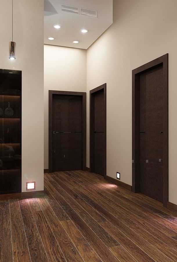 Темные двери в интерьере квартиры: 60 современных фото и идей