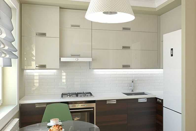 Дизайн кухни 5 кв. м (94 фото): особенности планировки маленьких кухонь 5 квадратных метров с холодильником, выбор кухонного гарнитура и другой мебели
