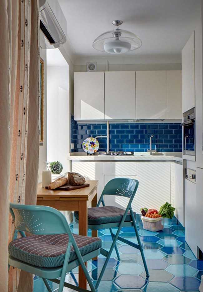 Маленькая кухня-хрущевка 5.5 квадратов: фото интерьеров, способы расширения пространства