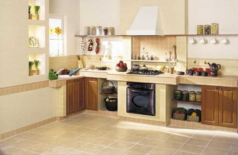 Дизайн плитки на кухне (98 фото): отделка кухни и создание декора на стене