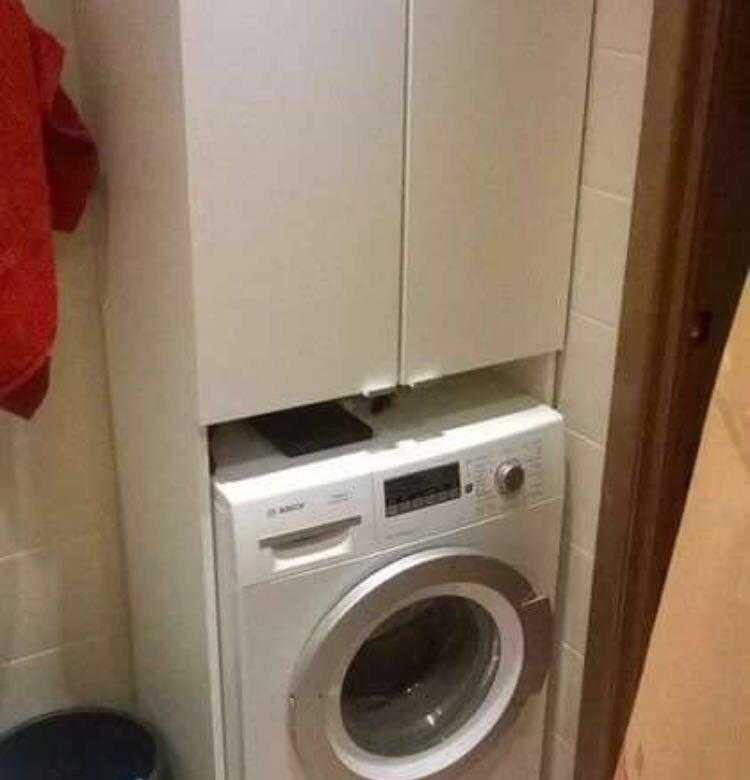 Как выбрать шкаф для стиральной машины в ванной