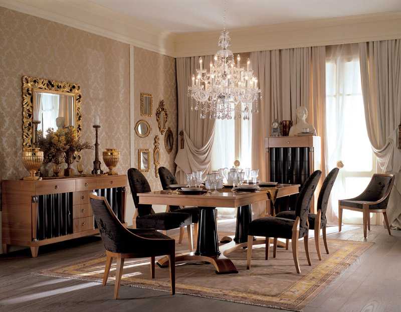 Столы и стулья (106 фото): классическая итальянская мебель для гостиной и в стиле модерн из малайзии, высота, длина и ширина изделий