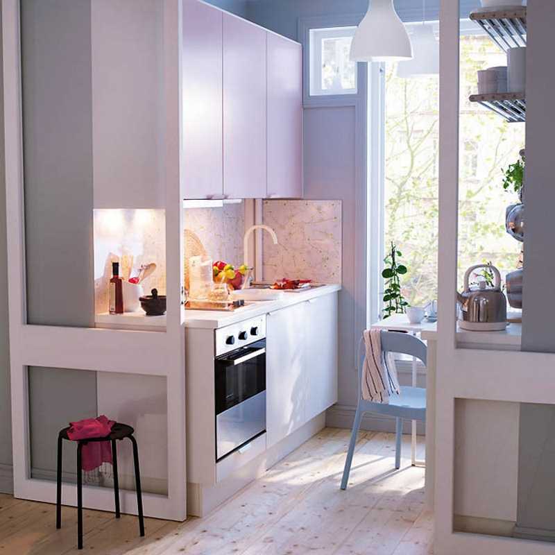 Идеи интерьера и дизайна маленькой кухни, фото красивых проектов.