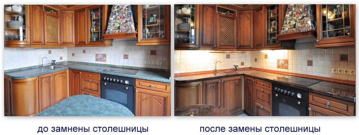 Как обновить столешницу на кухне своими руками - ремонт и реставрация (фото, интересные идеи)