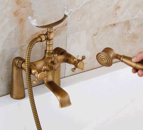 Кран под старину для ванной, модели «тюльпан» и в виде старинного телефона из бронзы, отзывы владельцев