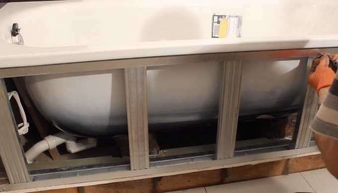 Как установить экран для ванной — пошаговая инструкция по установке для акриловых ванн