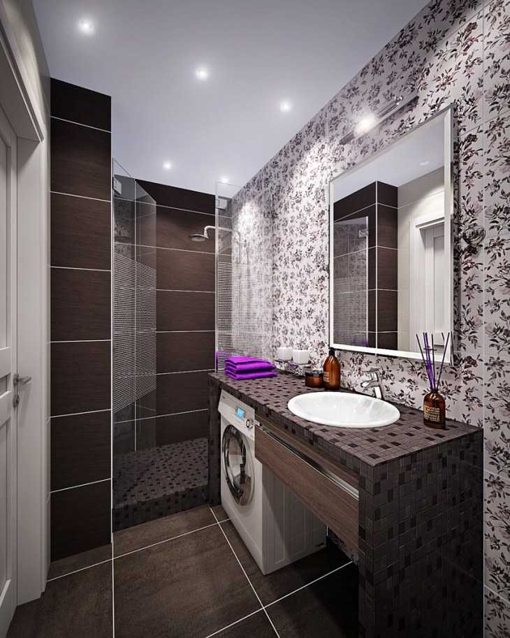 Ванная в скандинавском стиле (69 фото): оформление дизайна комнаты, интерьер маленькой ванной с душем площадью 4 или 3 кв. м