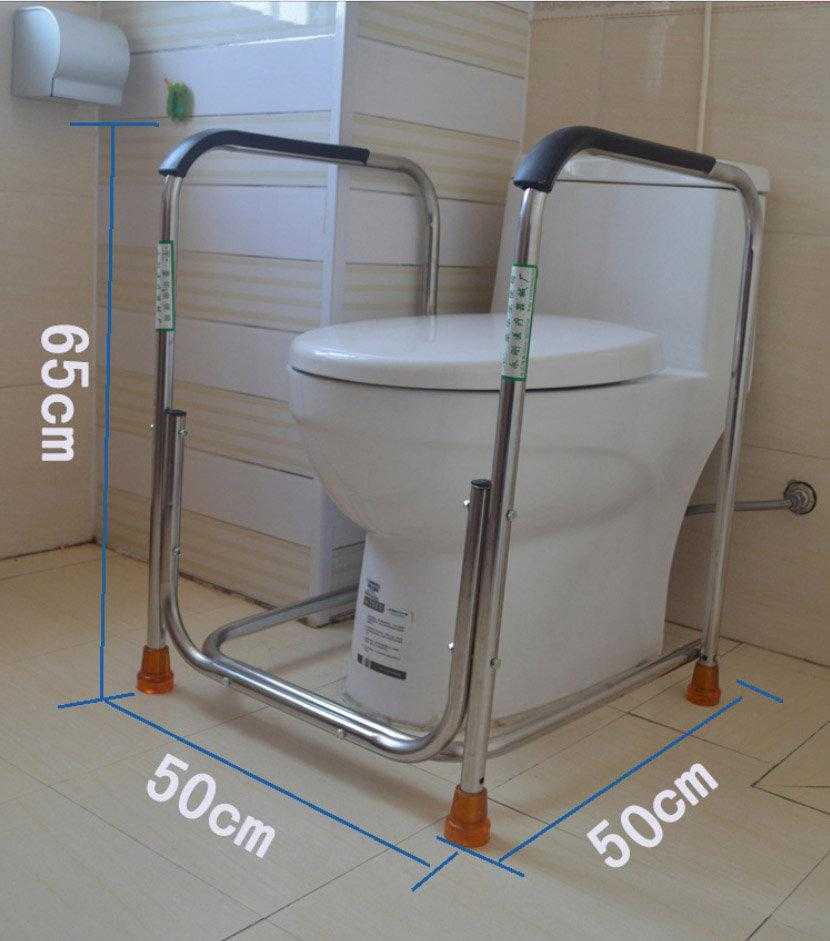 Поручни для инвалидов в ванную и туалет: оснащение стен и установка ступеней в комнате для пожилых, приспособления из хрома на присосках, переносная ступенька