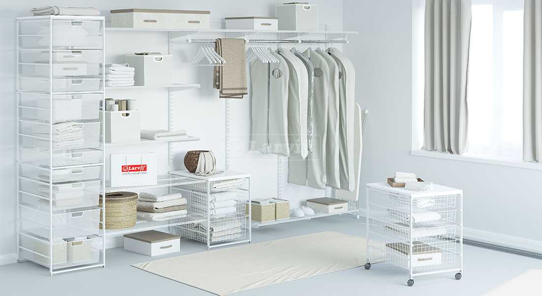 Наполнение для встроенного шкафа или гардеробной комнаты