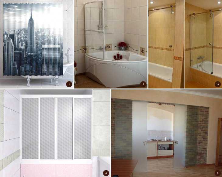 Как выбрать стеклянные шторки для ванны?