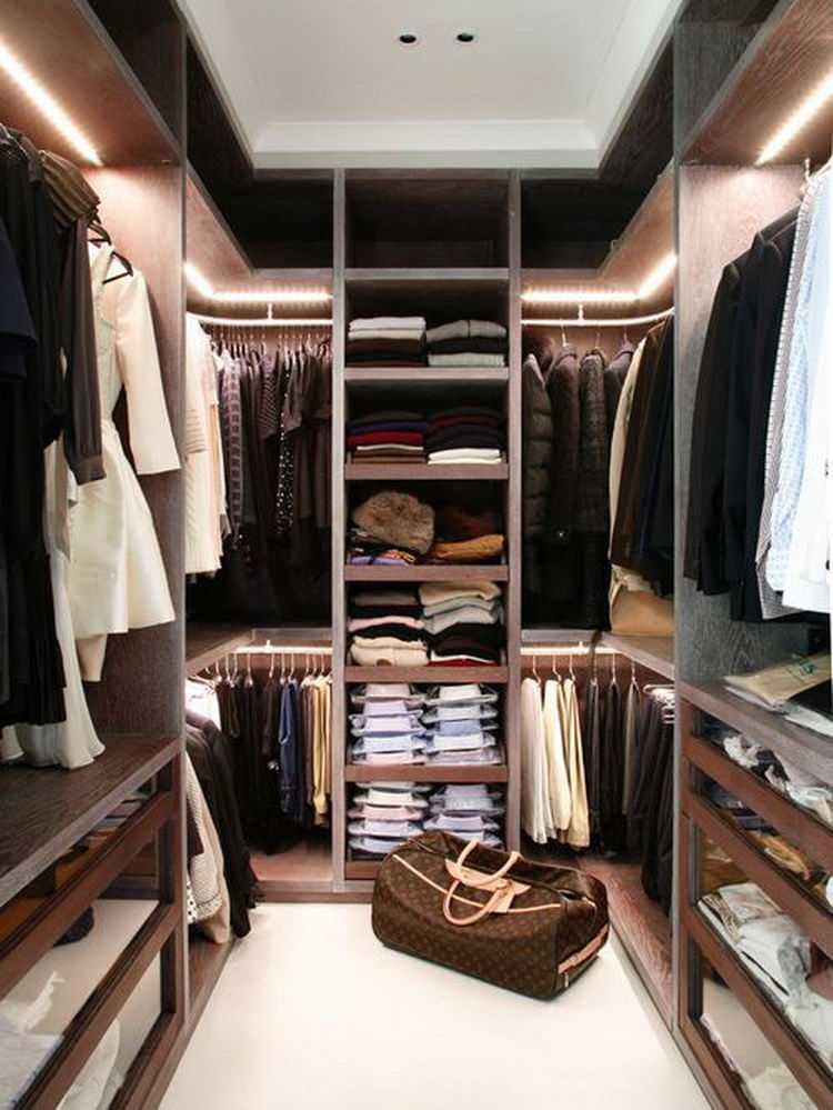 Гардеробная комната - фото 60 дизайн-проектов гардеробных