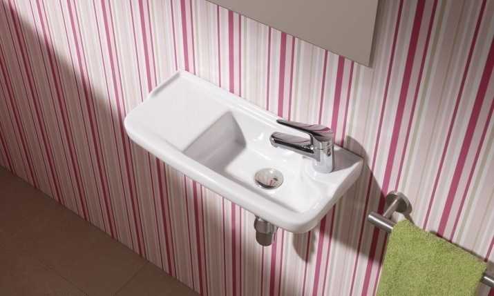 Маленькие раковины в туалет: разновидности, фото-подборка вариантов и особенности выбора