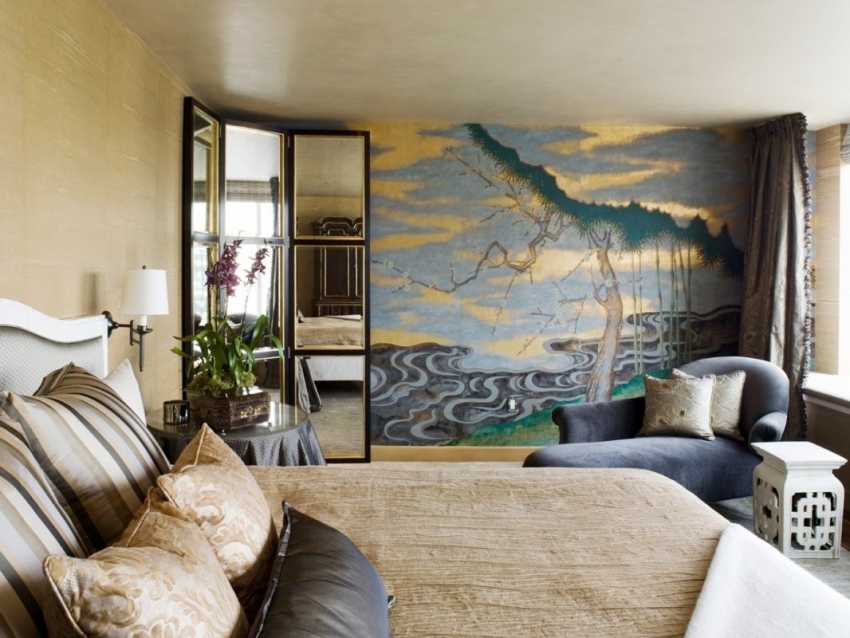 Роспись стен в квартире своими руками (50 фото) - изысканный декор для всех комнат