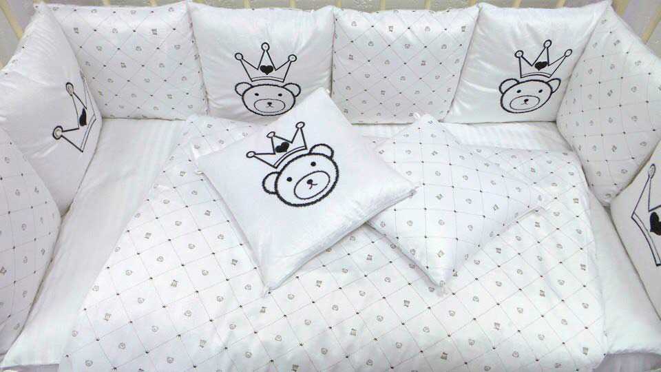 Размеры детского постельного белья в кроватку (для новорожденных)