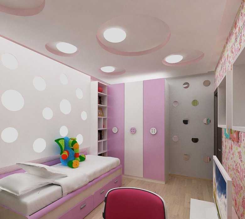 Потолки в детской комнате своими руками: дизайн для мальчиков и девочек, натяжной голубой и цветной, отделка для подростка