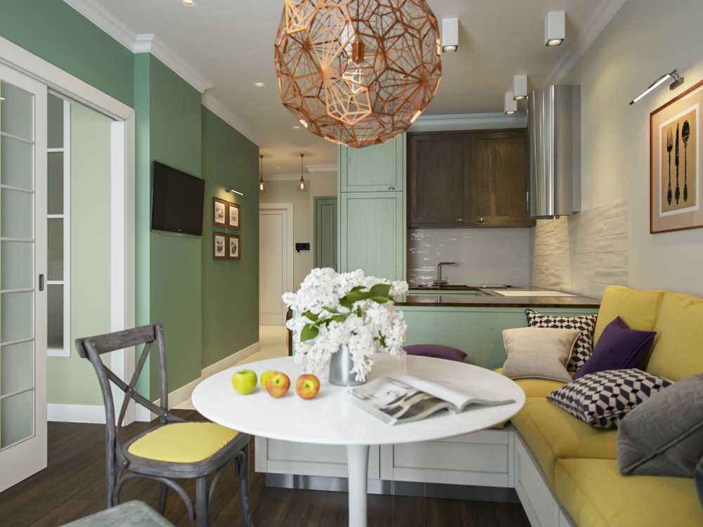 Дизайн кухни-гостиной площадью 20 кв. м с зонированием: планировка, особенности оформления и выбор стиля