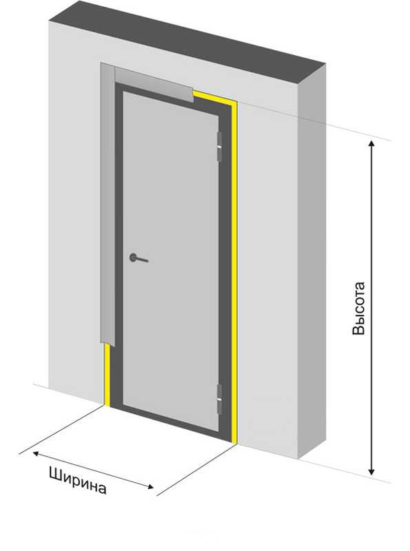 Размеры дверных проемов: стандарты ширины и высоты межкомнатных дверей по госту, особенности установки стандартных полотен