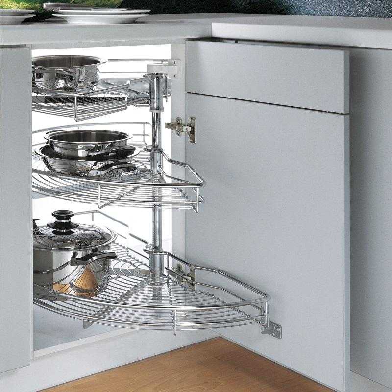 Карусель для кухни в нижний шкаф: для верхнего углового кухонного шкафа