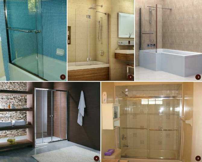 Как выбрать стеклянную шторку для ванной и какие бывают виды