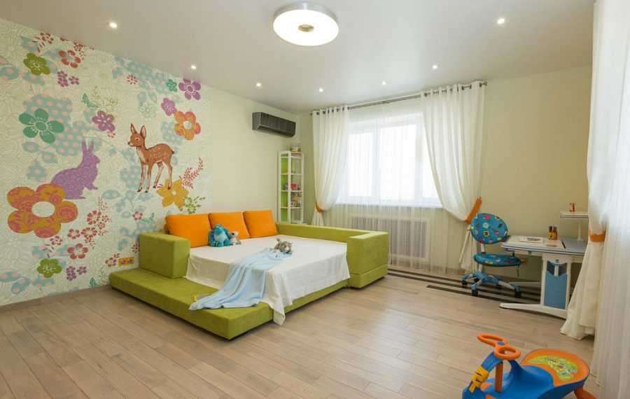 Дизайн потолка в детской комнате (33 фото): для девочки и мальчика