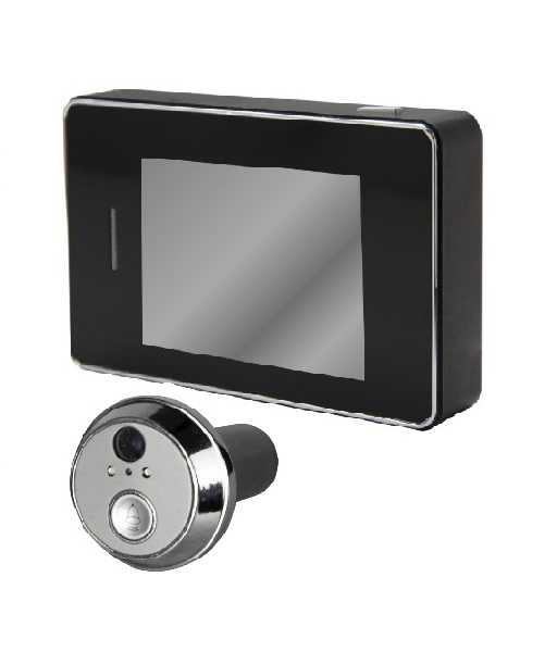 Видеоглазок для входной двери: проводной электронный глазок-камера с датчиком движения на дверь в квартиру