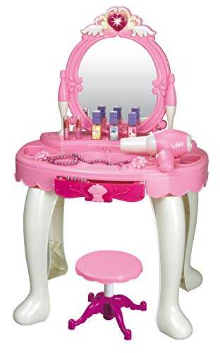 Туалетный столик для девочки: примеры использования в интерьере