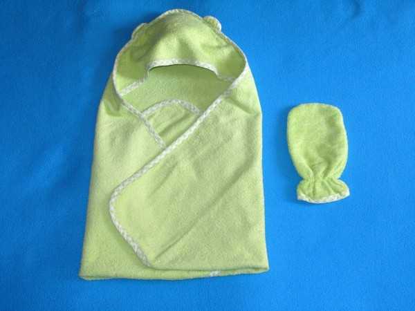 Как сшить полотенце с капюшоном для ребенка: модель для новорожденных своими руками