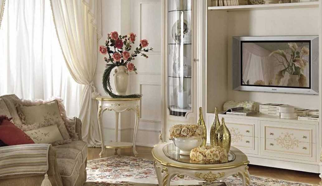 Мебель для гостиной в классическом стиле(78 фото): светлая мебель для зала в стилях «классика» и «неоклассика»