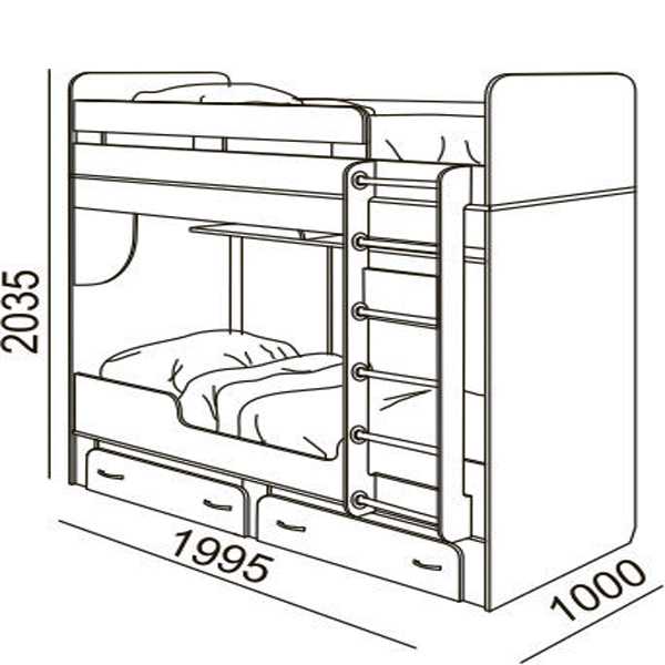 Двухъярусные кровати для мальчиков (58 фото): машина для малышей или двух детей в маленькой комнате