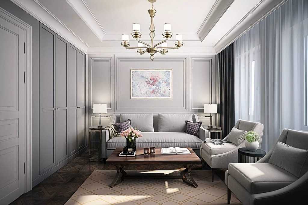 Интерьер гостиной в классическом стиле (83 фото): «классика» и «неоклассика» для типовой комнаты, модные тенденции - 2021 в оформлении зала, красивые примеры
