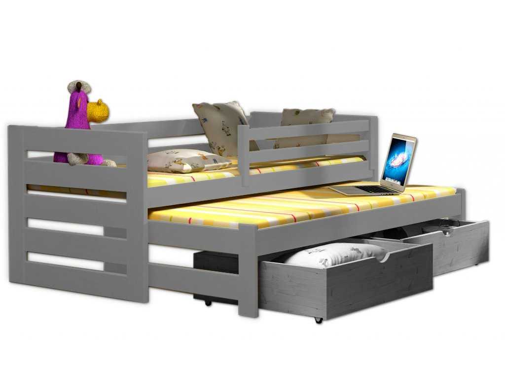 Кровать для двоих детей выдвижная (112 фото): детская раздвижная или выкатная модель с ящиками